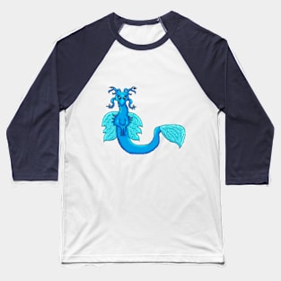 Aqua Sea Dragon Baseball T-Shirt